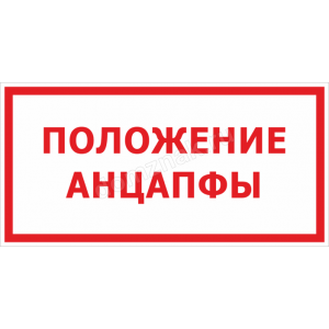 ЗБ-199 - Знак «Положение анцапфы»